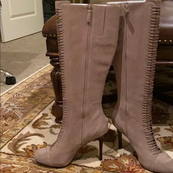 Cole Haan Nike Air Maria Sharapova suede boots 9B - Picture 2 of 11